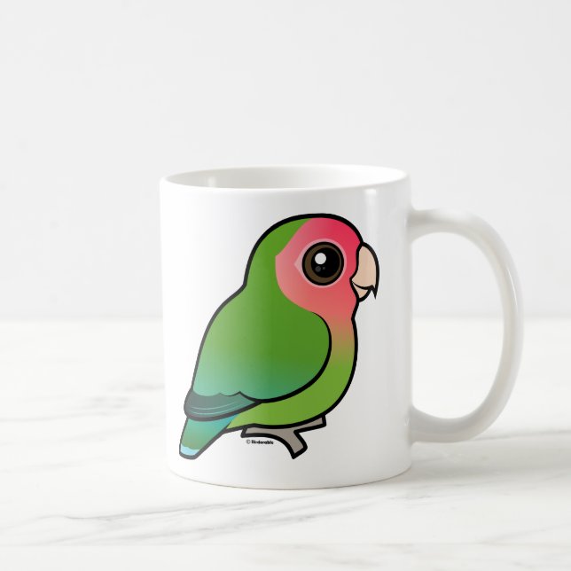 Mug perruche Attrayant-faite face (Droite)