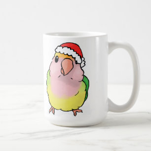 Mug perruche dans un casquette