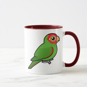 Mug perruche Rouge-masquée