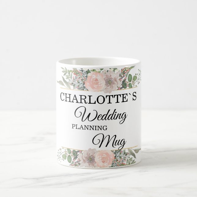 Mug personalizable- Wedding-Planning-Mug Kaffeetasse   (Centre)