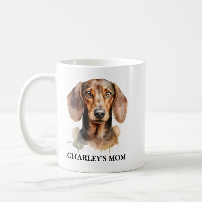 Mug Personalized Best Dog Mom  Photo | Mother’s Day (Gauche)
