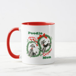 Mug Personalized Christmas Gift for Poodle Dog Owner