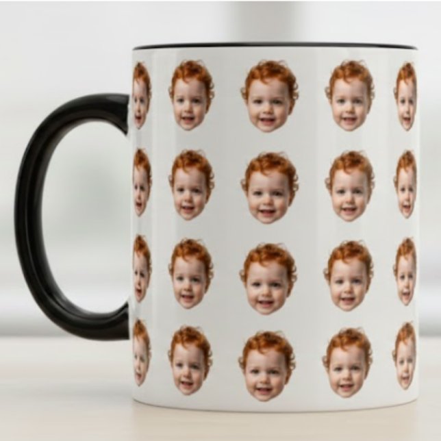 Mug Personalized Funny Custom Baby Face Photo  (Créateur téléchargé)