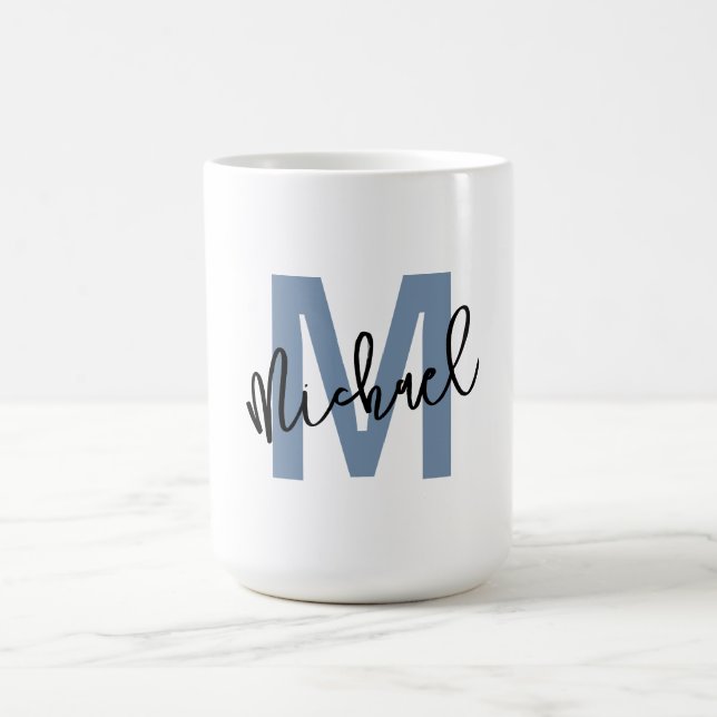 Mug Personalized Monogram "M" with Name Michael –  (Centre)