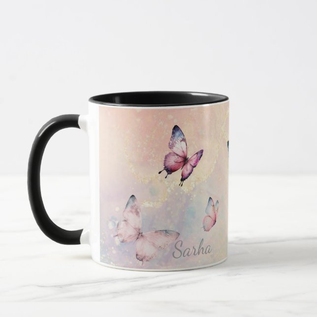 Mug Personalized Mystic Butterfly MugMug (Gauche)