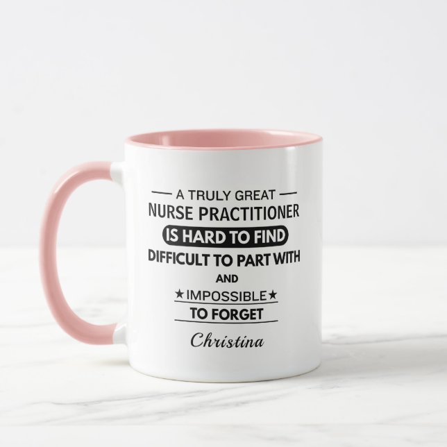 Mug Personalized Nurse Practitioner (Gauche)