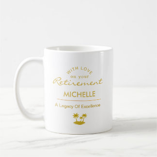 Mug Personalized Retirement A Legacy Of Excellence