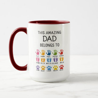 Mug Personalized This Amazing Dad Belongs To | Custom 
