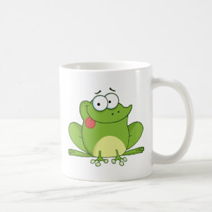 Mug Personnage de dessin animé de grenouille traînan
