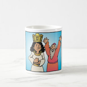 Mug Personnages bibliques de la reine et du prophète f
