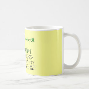 Mug personnages en allumettes de thérapeute de