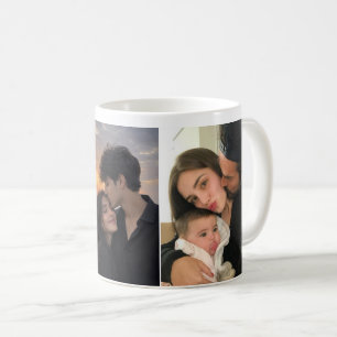 Mug personnalisable 3 photos cadeau pour vos proch