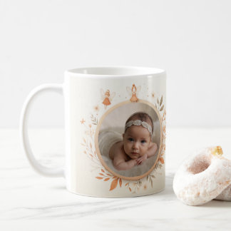 Mug personnalisable avec cadre de poitrine pour bé