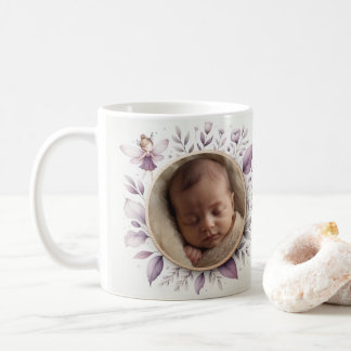 Mug personnalisable avec cadre de poitrine pour bé