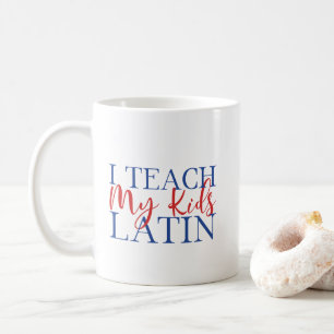 Mug PERSONNALISABLE Homeschool Latin Superhero