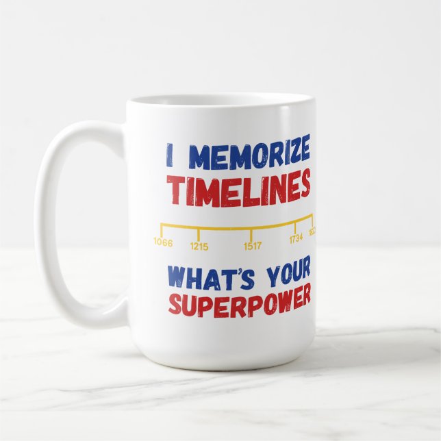 Mug PERSONNALISABLE Homeschool Superhero (Gauche)