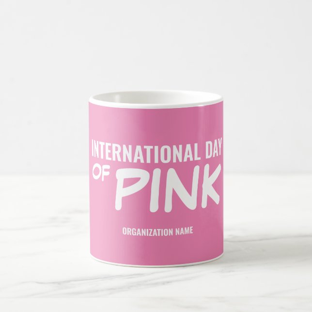 Mug Personnalisable Journée internationale du rose (Centre)