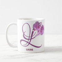 Personnalisable Nom Louise monogramme mignon rose 