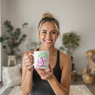 Mug Personnalisable "Plier comme 2025" Yoga Cat