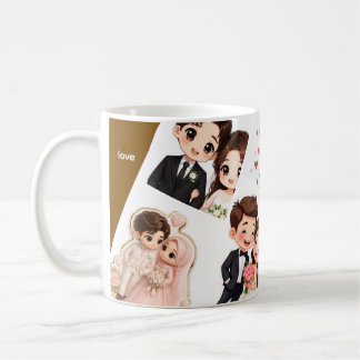 Mug personnalisable pour jeunes mariés