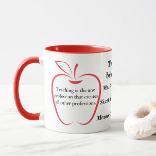 Mug Personnalisable pour les enseignants