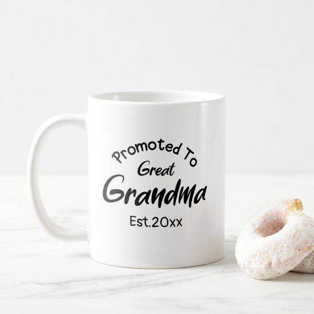 Mug Personnalisable Promue Arrière Grand-Mère (Avec donut)