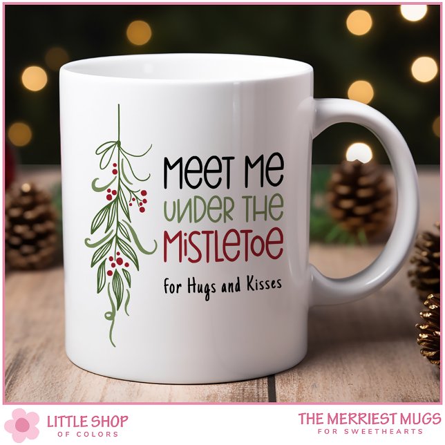 Mug Personnalisable sous le Mistletoe Christmas (Créateur téléchargé)