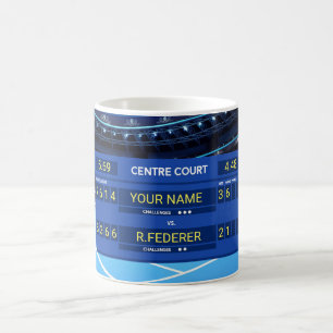 Mug Personnalisable Tennis Hard Court Hero
