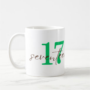 Mug Personnalisation du 17e anniversaire