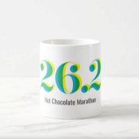Personnalisé 26.2 Marathon exécutant du texte gras