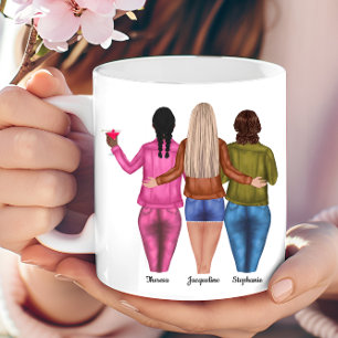 Mug Personnalisé 3 meilleurs amis
