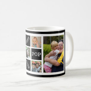 Mug Personnalisé 5 Collage photo meilleur pop jamais 
