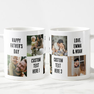 Mug Personnalisé 5 Photo Papa Cadeau Personnalisé 5 Te