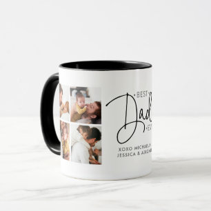 Mug Personnalisé 8-photo 'Meilleur Papa Du Monde'