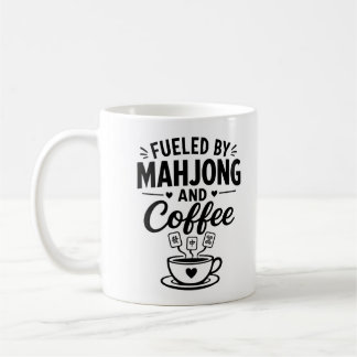 Mug Personnalisé Alimenté par Mahjong & Café Photo