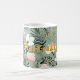 Mug Personnalisé avec Motif Floral