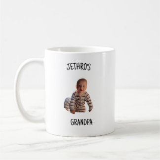 Mug personnalisé avec photo de bébé pour grand-pèr