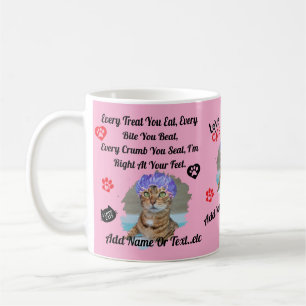 Mug Personnalisé avec un Chat Mignon pour les Amou