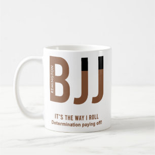 Mug Personnalisé BJJ Jiu Jitsu Brown Belt Edition