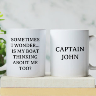 Mug Personnalisé, c'est ma pensée de bateau   Boating 