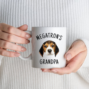 Mug Personnalisé Chien Nom du visage Animaux de compag