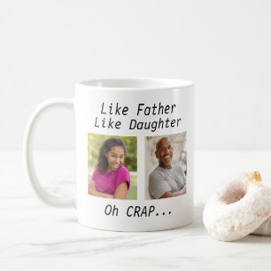 Mug Personnalisé comme père Comme fille/fils avec phot