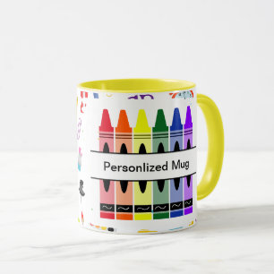 Mug Personnalisé Crayon de Retour à l'École