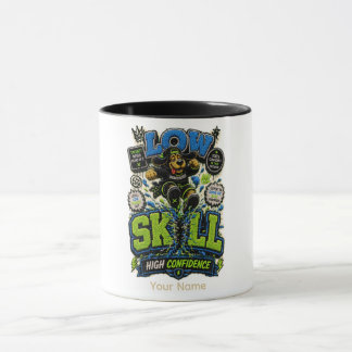 Mug Personnalisé Drôle à Faible Compétence et Haute Co
