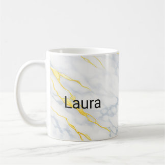 Mug Personnalisé Effet de Veinage Doré Mug Personn