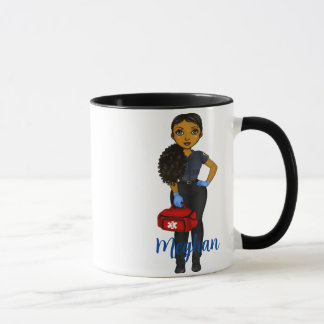 Mug Personnalisé EMT Fuel Chic Hispanic Woman Café