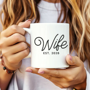 Mug Personnalisé Femme Mari pour Cadeau de Mariage
