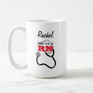 Mug Personnalisé Fier d'être un RN Je délégué Infirmiè
