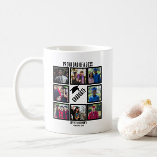 Mug Personnalisé Fier Papa de l'année Graduation Photo