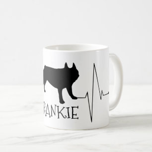 Mug Personnalisé Français Bulldog Love My Chien Heart 